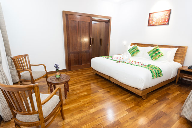 Luxury Hotel in Kovalam | Kovalam Resort Bed Room | Kerala Ayurveda Resort | The Ayur Villa Resort